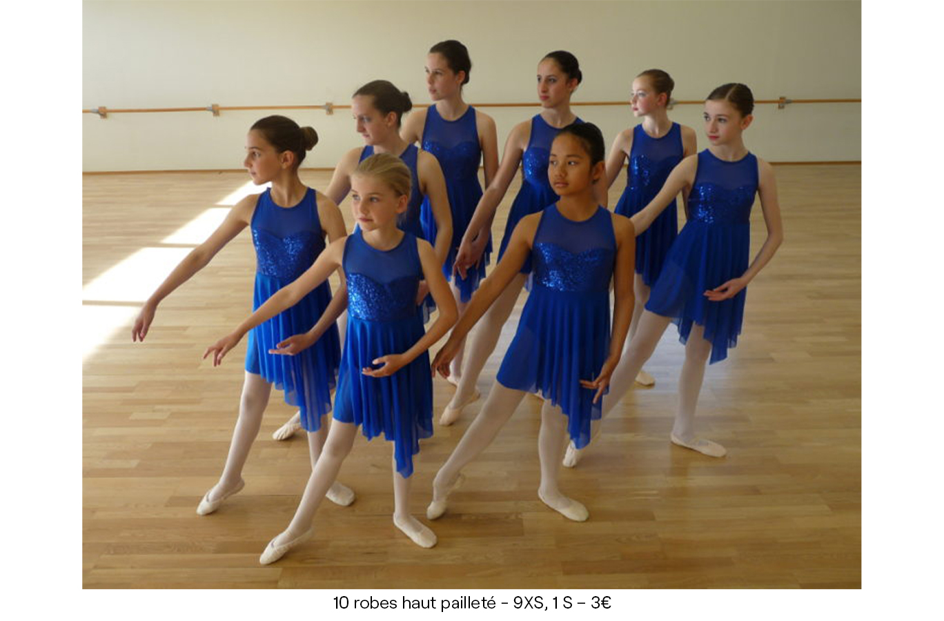 10 robes haut pailleté 9XS, 1S – 3.00€ copie