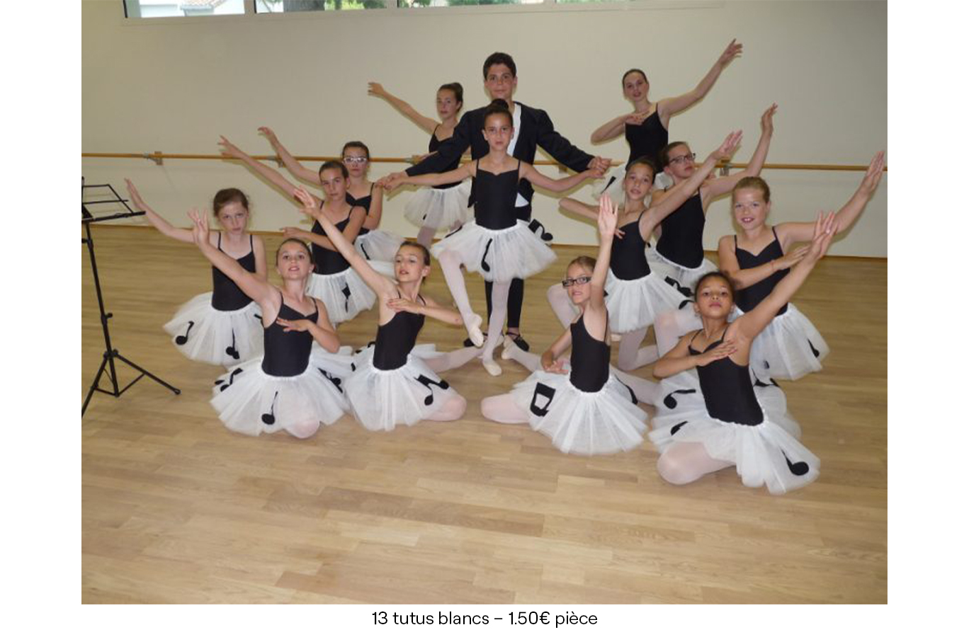 13 tutus blancs – 1.50€ pièce copie