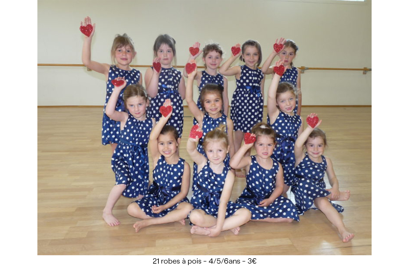 21 robes à pois 4-5-6ans 3.00€ copie