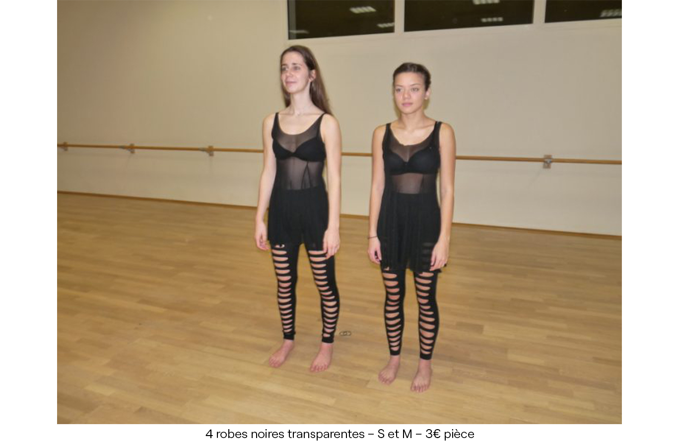 4 robes noires transparentes – S et M – 3€ (pièce) copie
