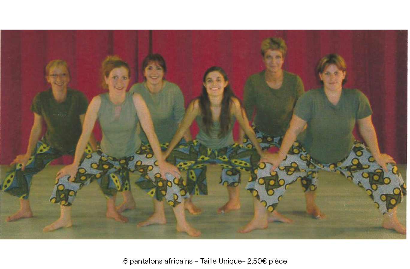 6 pantalons africains – Taille Unique- 2€50 pièce copie
