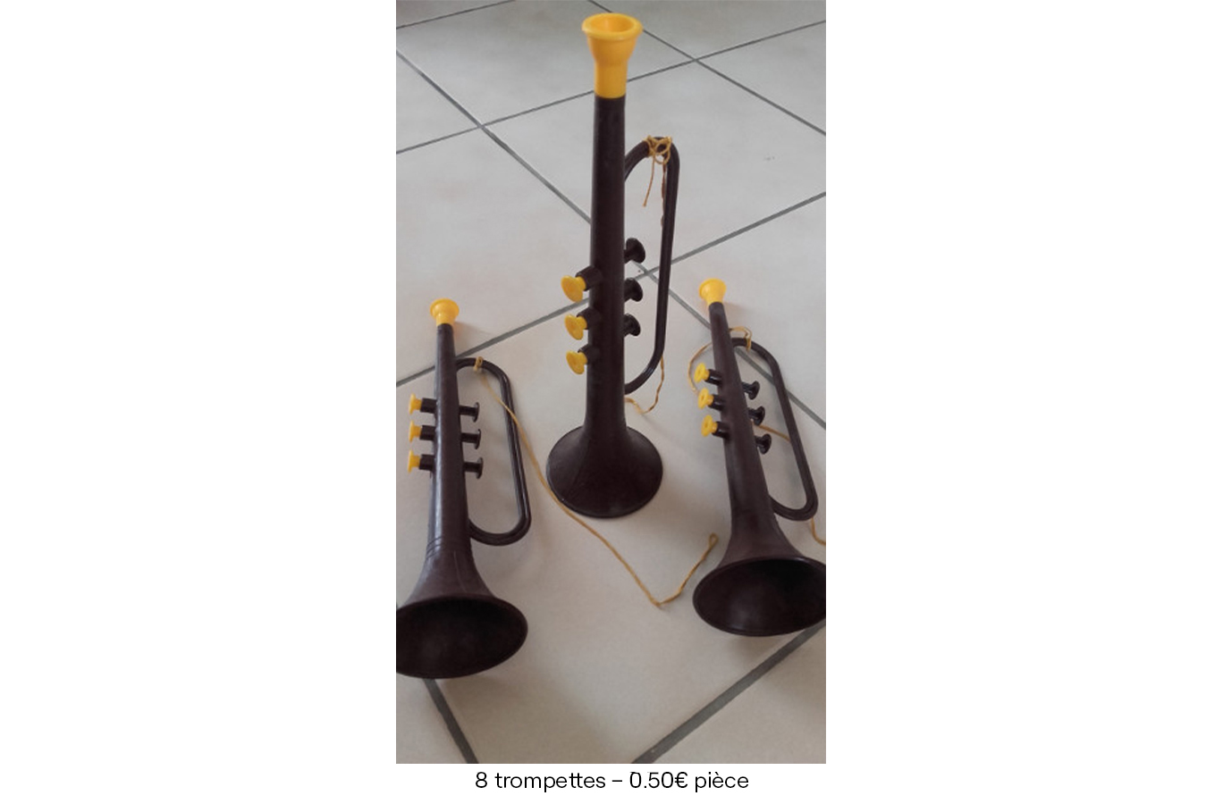 8 trompettes – 0.50 € pièce copie
