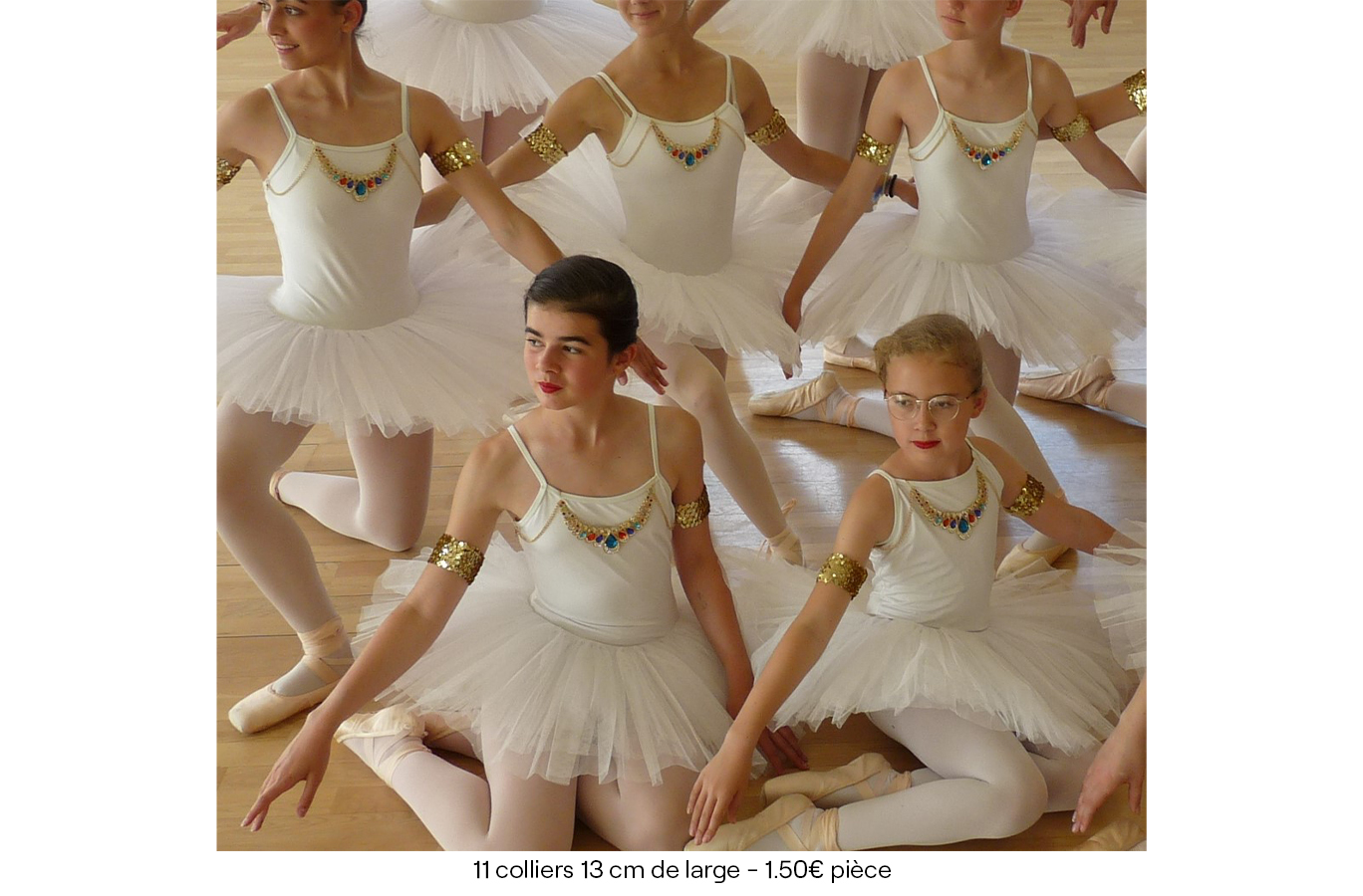 11 colliers 13 cm de large 1.50€ pièce 2