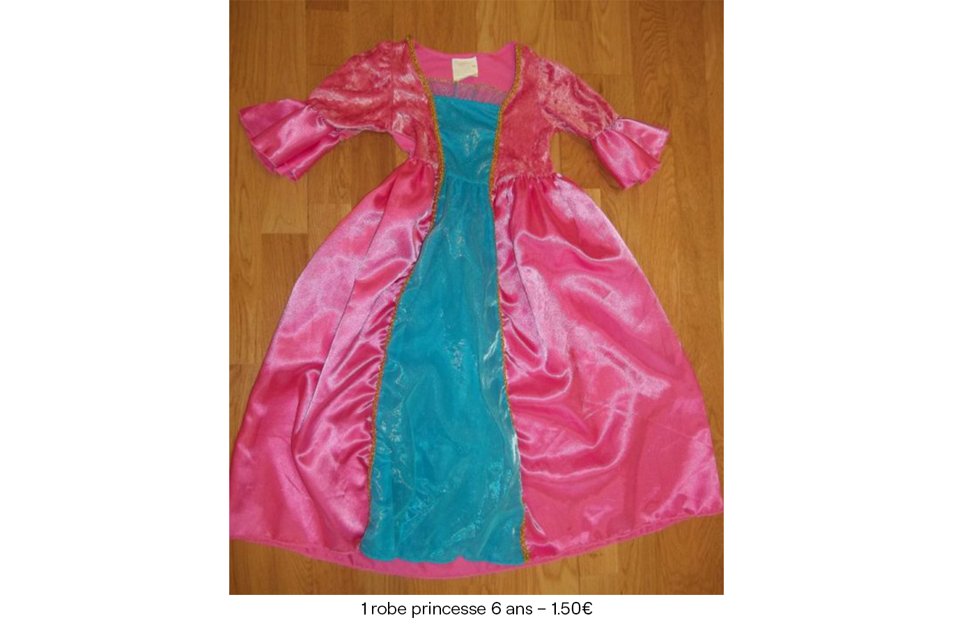 1 robe princesse 6 ans – 1.50€ copie