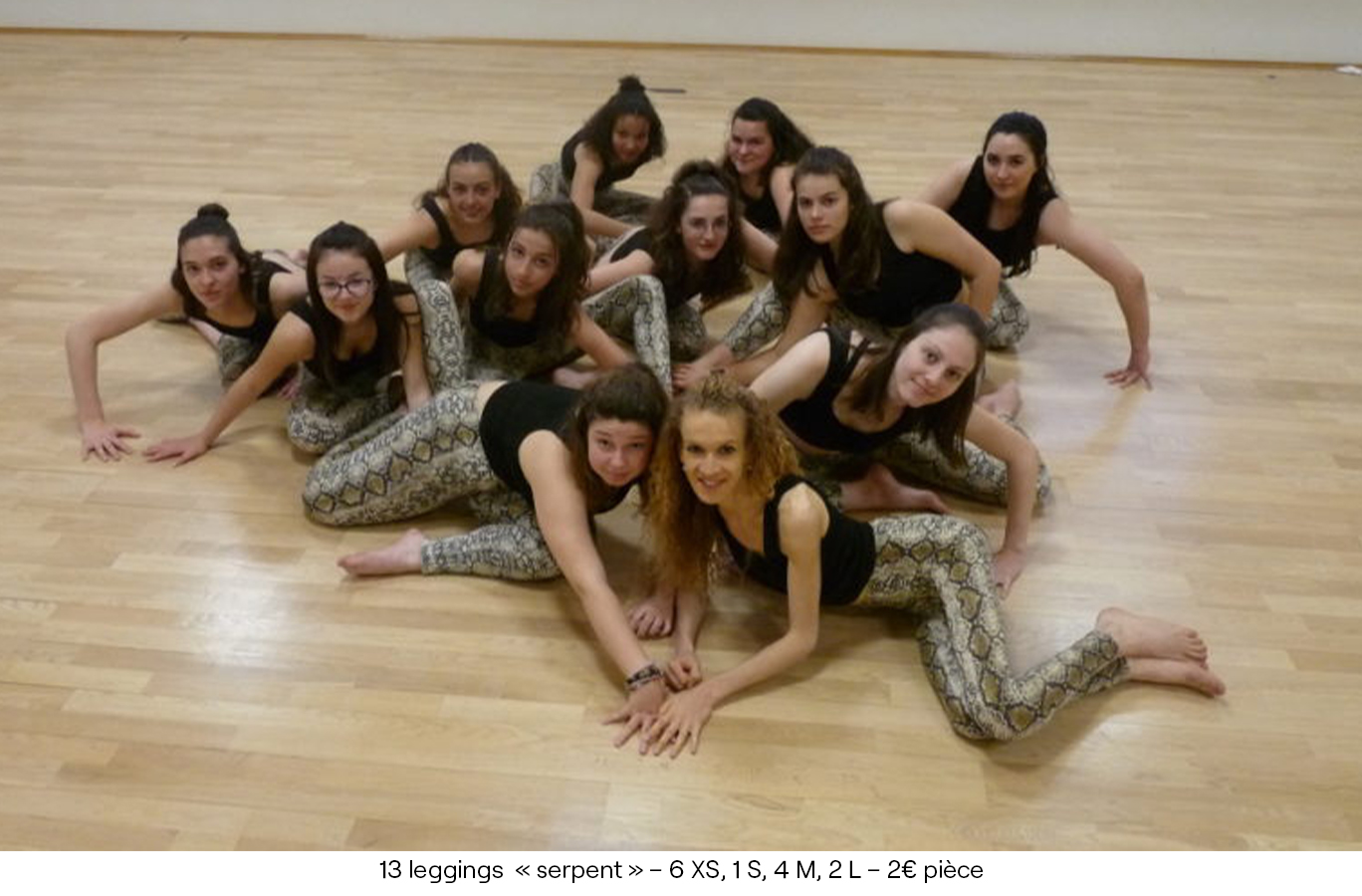 13 leggings »serpent » – 6XS, 1S, 4M,2L – 2.00€ copie